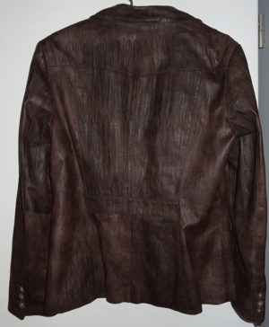 KT Leather Sound LSF Lederjacke Gr. 44 braun Nappaleder wenig getragen einwandfrei Damenjacke Jacke Bild 6