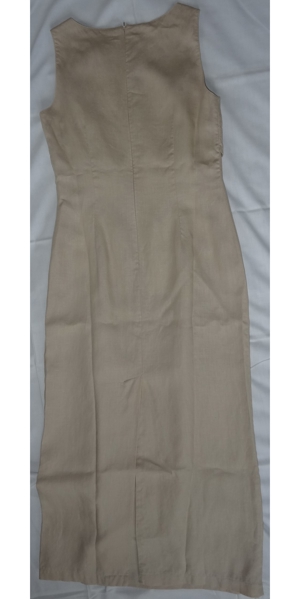 KJ Vera Condotti Kleid Gr.36 100% Leinen 128 cm cremefaben hellbiege kaum getragen Damenbekleidung Bild 2