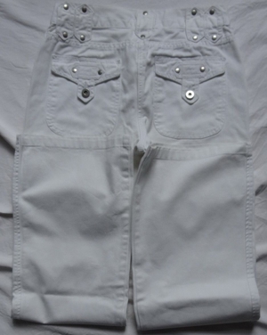 KHJ Heine Gr. 36 JEANS weiß 98% Baumwolle2%Elasthan wenig getragen sehr gut erhalten Damen Hose