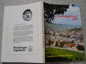 T Heimatjahrbuch Landkreis Mainz-Bingen 1990 Jahrgang 34 wenig gelesen sauber sehr gut Jahrbuch Bild 1