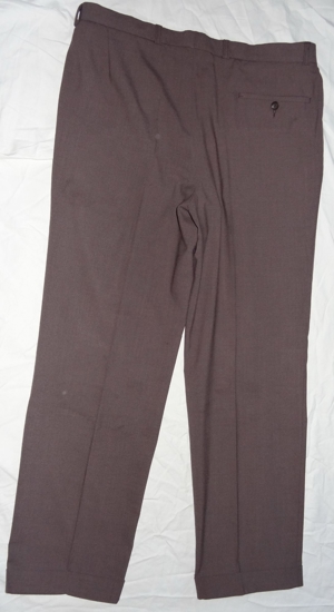 KHI C&A New Fast Herrenhose Gr.50 braun Polyester 40% Schurwolle Polyamid wenig getragen Hose Herren Bild 3