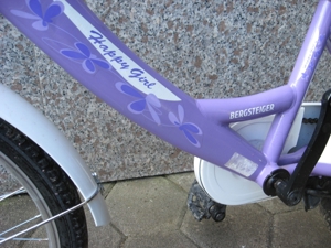 Kinder Fahrrad 20 " Marke Bergsteiger Happy Girl, Farbe lila weiss, neuw. Top Zustand, Bild 2