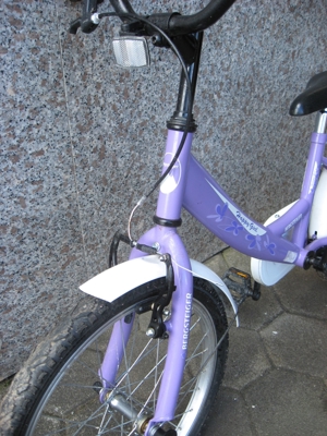 Kinder Fahrrad 20 " Marke Bergsteiger Happy Girl, Farbe lila weiss, neuw. Top Zustand, Bild 3