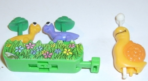 Ü-Ei 1284 1998 Tierisches Rendezvous Schildkröten 649414 +Teil Schnecke 649449 Ferrero Kinder Figur