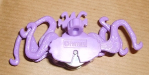 Ü-Ei 1281 1998 Flinke Krabbler Esmeralda de Castelli 617199 o.K01n38 oAufkleber Ferrero Kinder Figur
