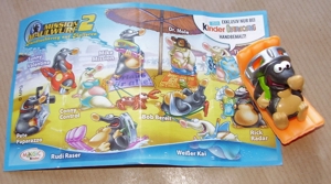 Ü-Ei 234 2006 Mission Maulwurf Handtuchkrieg auf Mallorca Figur Rudi Raser + BPZ Ferrero Figur