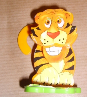 Ü-Ei 1279 1998 Begegnung im Dschungel Tiger Theobald K97 n43 Aufkleber nicht ok Ferrero Kinder Figur