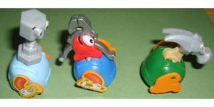 Ü-Ei 803 2003 Toll Toys 3 Figuren Schorsch Schraube Hans Hammer Zlatko die Zange Ferrero Kinder Figu Bild 2