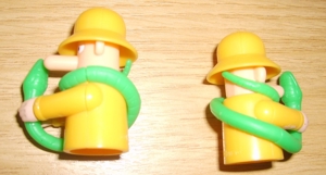 Ü-Ei 799 2003 Kopf hoch Jungs Schlangen Joe 705286 unbespielt Ferrero Kinder Figur Bild 3