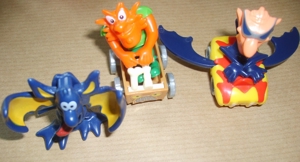 Ü-Ei 288 2005 Monster Hotel 2 : Beiser m Fahrzeug Dracool m Fahrzeug Fledermaus Ferrero Figur