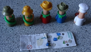 Ü-Ei 799 2003 Kopf hoch Jungs Cowboy Jimmy Olaf Eigelb 2x Schlangen Joe Ferrero Kinder Figur Bild 3