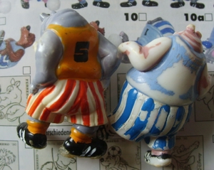 Ü-Ei 140 1990 DIE DRIBBEL BOYS FLANKEN FREDDY + Rhino Raubein ohne Ball gebraucht Bild 2
