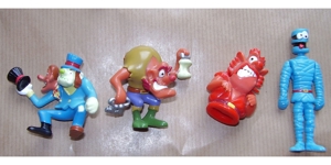 Ü-Ei 263 2005 Monster Hotel 1 Quasimo Doubleface Mumie Beiser 4Figure gut erhalten Ferrero Figur