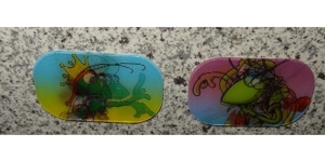 Ü-Ei 392 2006 Popstar Grillys Spielzeug Wackelbild f.Anstecker 1+2 MPG 25-061 erhalten Ferrero