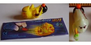 Ü-Ei 325 2001 Flitzende Gespenster 2 Figuren 61  plus BPZ gut erhalten Ferrero Figur