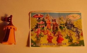 Ü-Ei 286 2004 Funny Castle Die stolzen Ritter Zelt v Güldenberg + BPZ Mpg c-33 Ferrero Figur