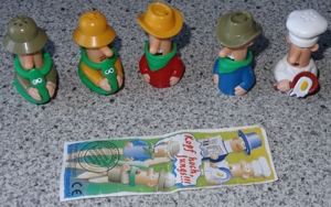 Ü-Ei 799 2003 Kopf hoch Jungs Cowboy Jimmy Olaf Eigelb 2x Schlangen Joe Ferrero Kinder Figur Bild 4