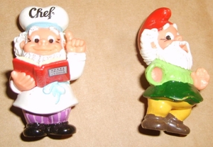 Ü-Ei 200 1999 Die Küchenzwerge Manni Mannehme Pizza Paule gebraucht gut erhalten Ferrero Figur