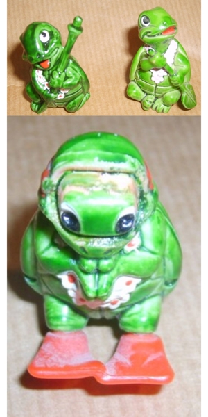 Ü-Ei 181 1991 TAPSI TÖRTEL Marino ohne Alles Robinson ohne Schiff Flora ohne Blatt Ferrero Figur