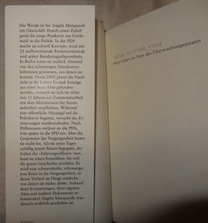 BT Angela Marquard Miriam Hollstein Vater Mutter Stasi Kiepenhenheuer + Witsch Buch einwandfrei erha Bild 5
