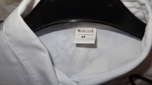 KL Marlene Bluse Gr.44 weiß 60Viskose 40Polyester Langarm wenig getragen gut erhalten Damen Kleidung Bild 7