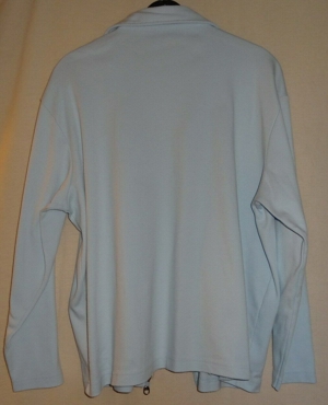 KL HS Weste Jacke Gr 46 hellblau Jersey 60Baumwolle 40 Polyester Reisverschluss Damen Jäckchen Bild 2