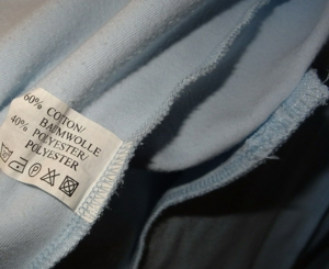 KL HS Weste Jacke Gr 46 hellblau Jersey 60Baumwolle 40 Polyester Reisverschluss Damen Jäckchen Bild 4