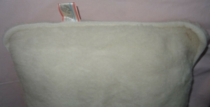 DK First Class Schlafkissen Kashmir-Wolle Floor Reine Schurwolle 80x40 nicht lange benutzt Kissen Bild 4