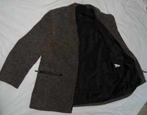 KI Blazer Damenjacke Gr. 42 dunkelgrau schwarz 79% Polyester 24% Viskose wenig Jacke Damenkleidung Bild 11