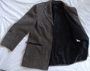 KI Blazer Damenjacke Gr. 42 dunkelgrau schwarz 79% Polyester 24% Viskose wenig Jacke Damenkleidung Bild 5
