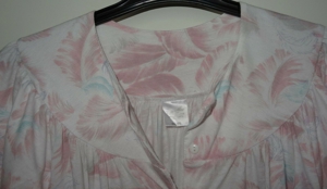 KP Miss Bellevue Nachthemd 44-46 Sommer Kurzarm weiß +rosa 45Baumwoll 55 Modal Schlafanzug Damen Bild 7