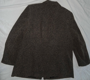 KI Blazer Damenjacke Gr. 42 dunkelgrau schwarz 79% Polyester 24% Viskose wenig Jacke Damenkleidung Bild 9