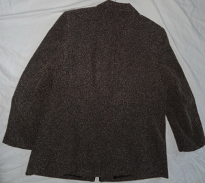 KI Blazer Damenjacke Gr. 42 dunkelgrau schwarz 79% Polyester 24% Viskose wenig Jacke Damenkleidung Bild 3