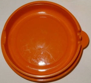 XP Tupperware Ersatzteil Deckel 1894 -1 orange f. Küchenperlenset gebraucht gut Zubehör Ersatzteil Bild 3