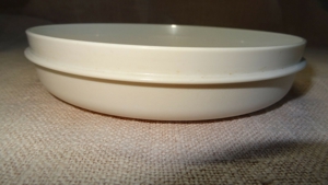XP Tupperware Wunderschüssel 1262 -4 weiß ca 0,25 L Behälter wenig benutz gut erhalten Behälter Bild 4