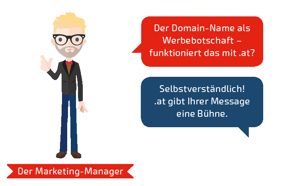 At-Domain mit kostenfreiem Zertifikat