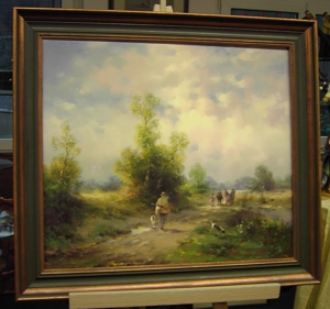 Ölgemälde - Mehrnia, Hamid - Heimkehr von der Jagd Bild 3