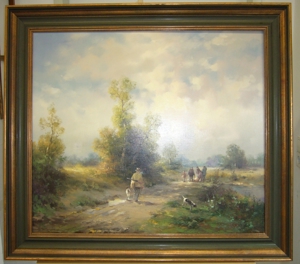 Ölgemälde - Mehrnia, Hamid - Heimkehr von der Jagd Bild 2