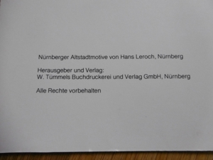 Altstadtmotive von Nürnberg Bild 2