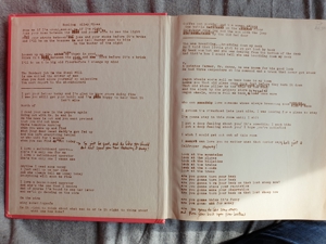Bob Dylan-Buch "Writings and Drawings" in Englisch, Hardcover 1973 - image 5