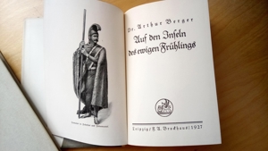 8 Bücher de Brockhaus (Leipzig) Serie Reisen und Abenteuer Bild 3