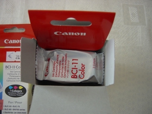 7 X Original Canon Tintenpatrone BCI11/BCI10Colour/Black je 3er Pack=21 Stk.NEU Bild 7