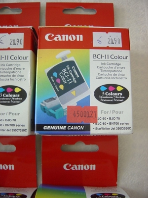 7 X Original Canon Tintenpatrone BCI11/BCI10Colour/Black je 3er Pack=21 Stk.NEU Bild 6