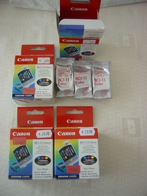 7 X Original Canon Tintenpatrone BCI11/BCI10Colour/Black je 3er Pack=21 Stk.NEU Bild 12