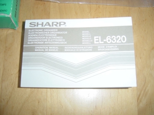 Seltene Sharp Personal Elektronische Organisator- EL6320 -Memo Master Alarm - 1 Neu Bild 4