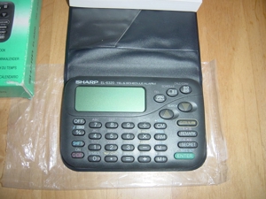 Seltene Sharp Personal Elektronische Organisator- EL6320 -Memo Master Alarm - 1 Neu Bild 7