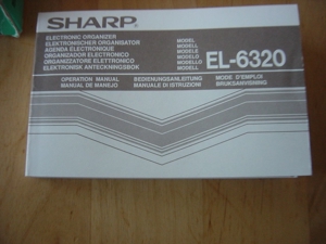Seltene Sharp Personal Elektronische Organisator- EL6320 -Memo Master Alarm - 1 Neu Bild 3