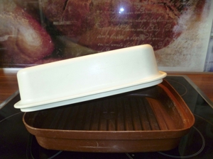 Spätzleria, großer Brotkasten großer Laibwächter Tupperware Mozart Dekoteile Bild 2