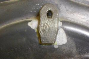 Zinn- oder Bleiwandteller (Motiv: Trinkgelage) Bild 3