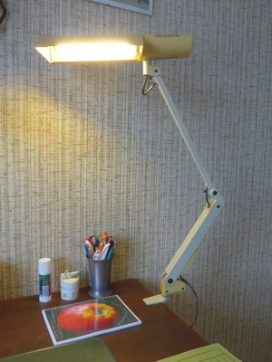 Ledu Schreibtischleuchte Arbeitsleuchte Lampe 70er Vintage Bild 3